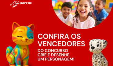 O Club MAPFRE apoia a criatividade infantil no concurso “Crie e Desenhe um Personagem”, em parceria com o projeto Art for Pets.