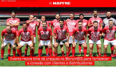 MAPFRE leva emoção e integração ao gramado do MorumBIS