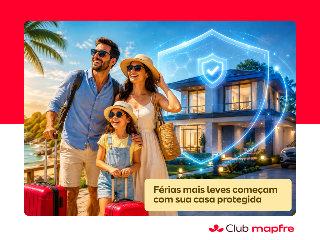 🏡 Férias mais leves começam com sua casa protegida 🏡 Férias mais leves começam com sua casa protegida